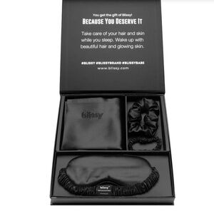 New BLISSY Dream 4-Piece Mulberry Silk Set